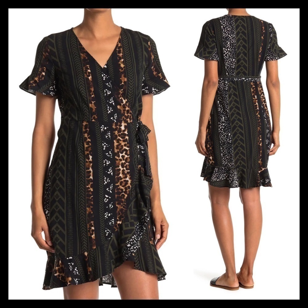 VERO MODA Henna Wrap Dress